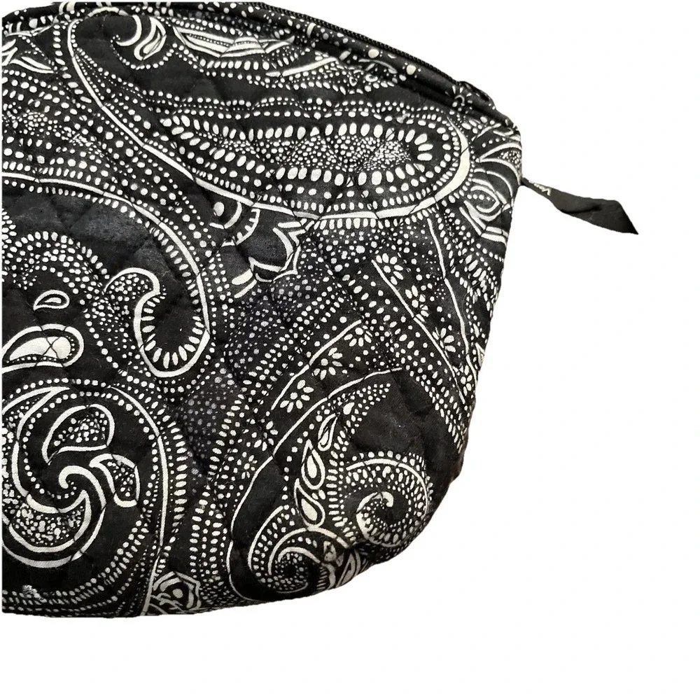 Vera Bradley Grand Travel Cosmetic Makeup Bag Lighten Up Stellar Paisley